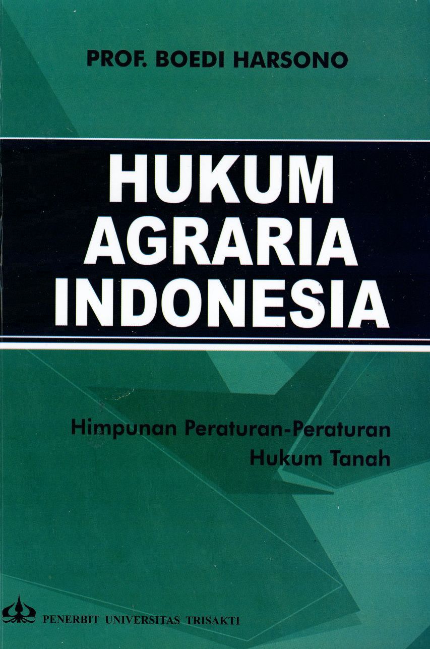 Cover Hukum Agraria Indonesia